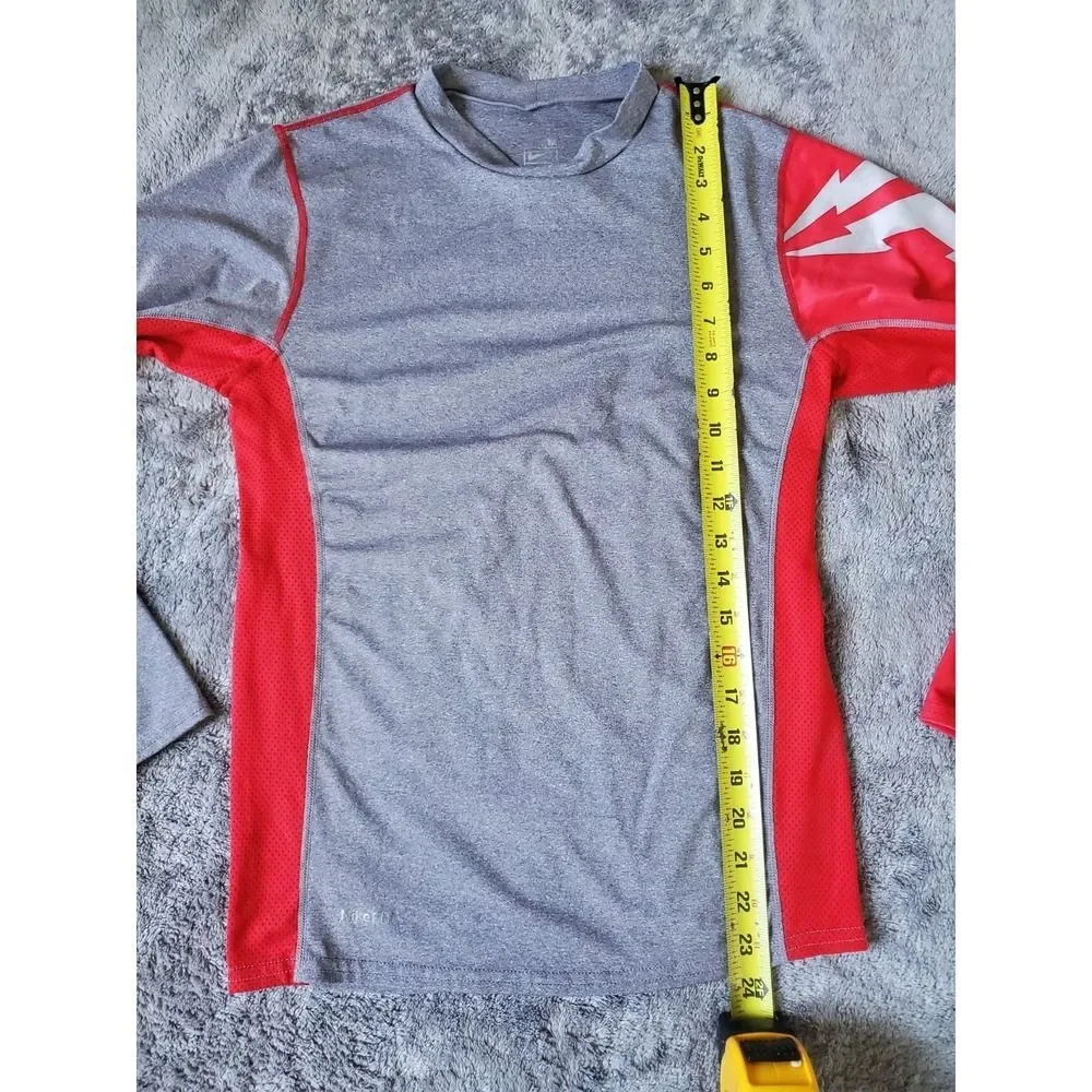 Nike Men's Team Pro NikeFIT LS Fitness Polyester Spandex Shirt Size Medium